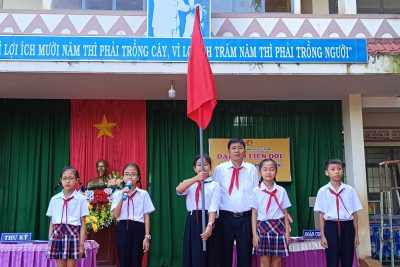 Đại hội Liên đội trường tiểu học Nguyễn Trãi năm học 2022- 2023